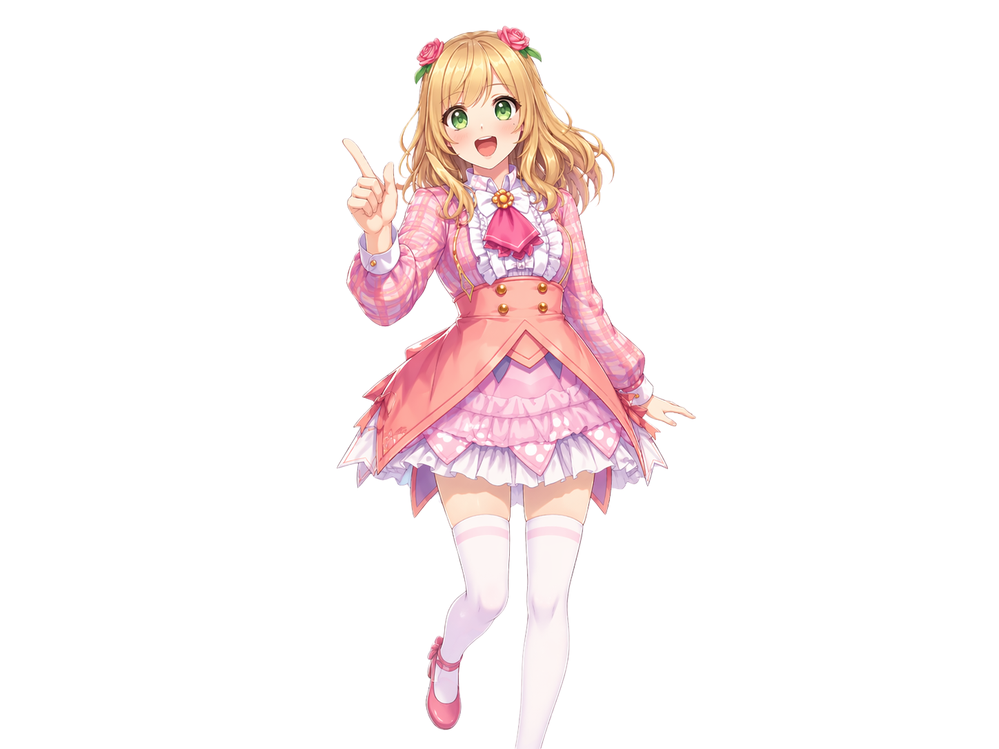 Sakura in her signature outfit.